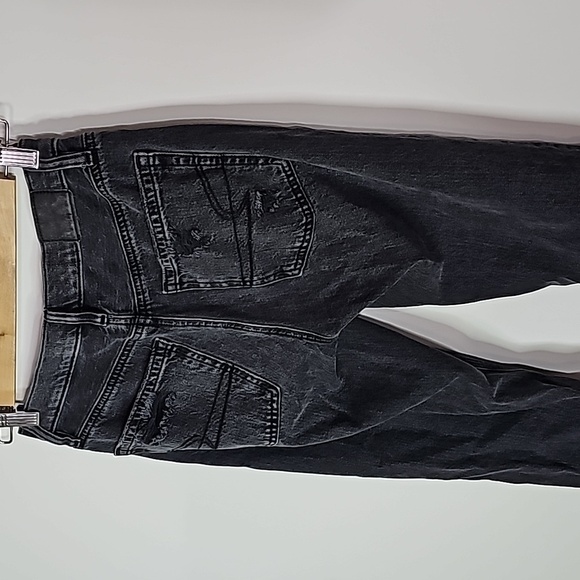 American Eagle black ans gray size 00 90's boot cut jeans - Picture 4 of 7